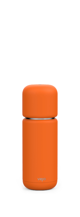 Bright orange blender